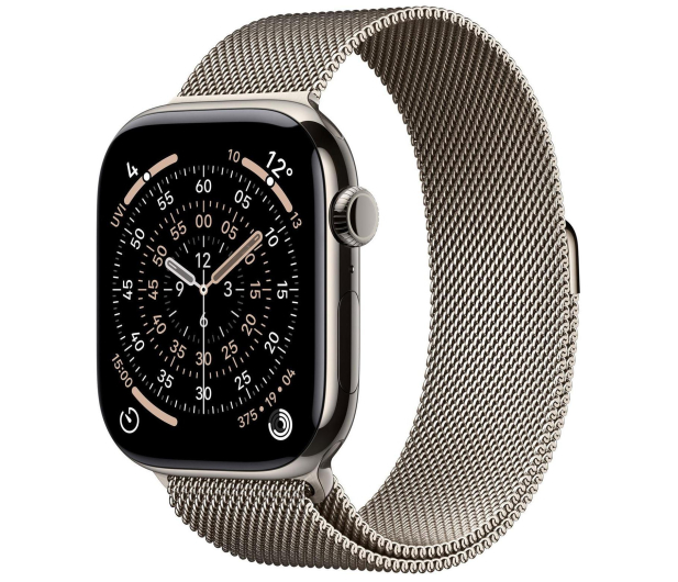 Apple Watch 11 46/Naturalny Tytan/Tytanowa bransoleta M/L 5G - 1362439 - zdjęcie